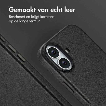 Access MagSafe Leather Backcover for Apple iPhone 17 - Onyx Black 