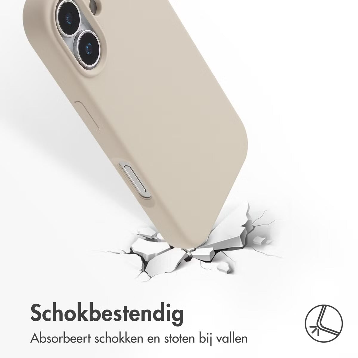 Access Liquid Silicone Backcover with MagSafe for Apple iPhone 17 - Stone