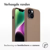 Access Liquid Silicone Backcover with MagSafe for Apple iPhone 14 - Lichtbruin