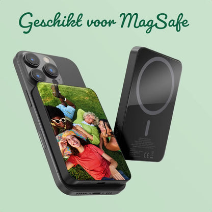 Ontwerp je eigen MagSafe Powerbank 5000 mAh - Black