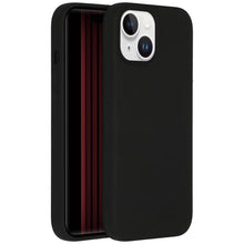 Accezz Liquid Silicone Backcover for Apple iPhone 15 - Black