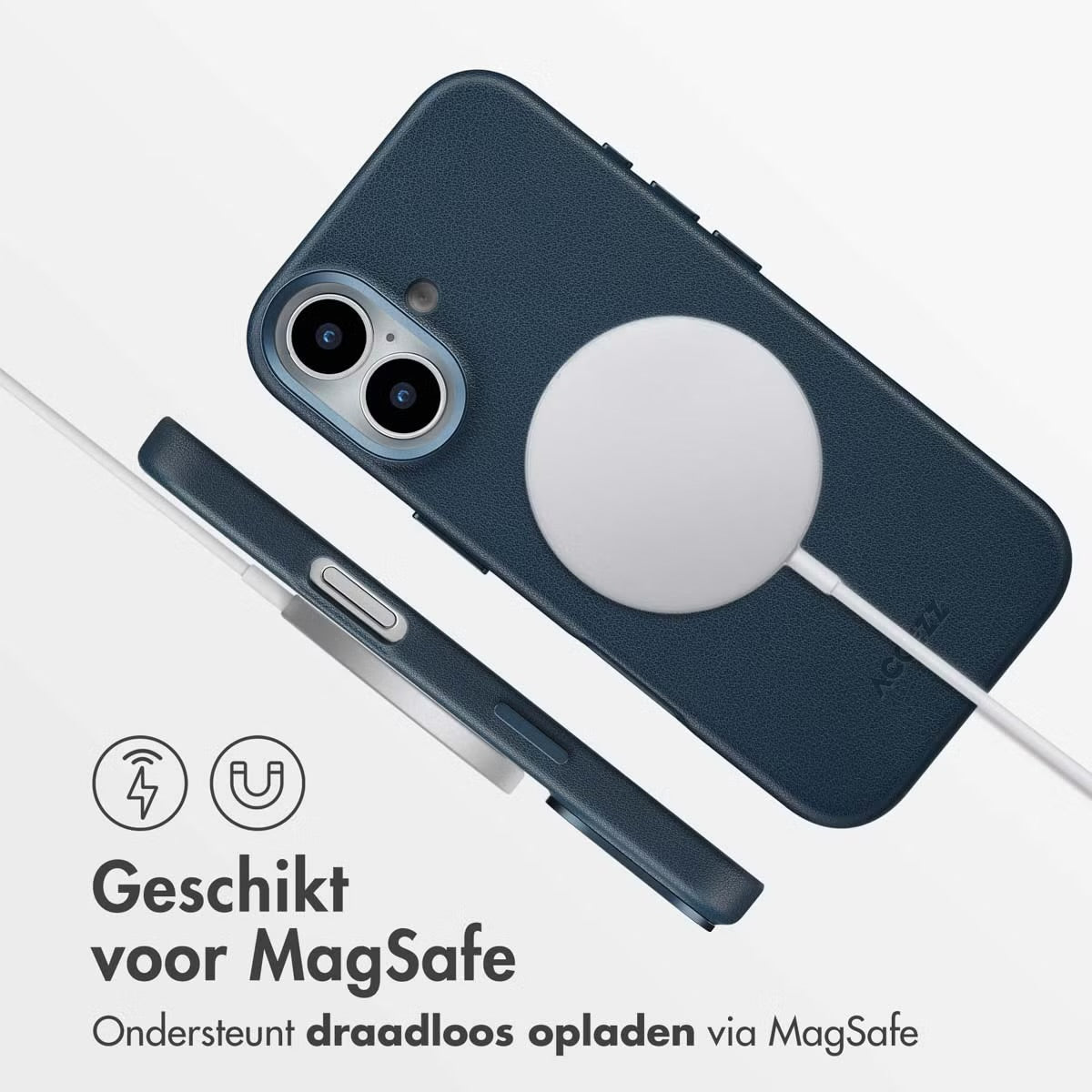 Access MagSafe Leather Backcover for Apple iPhone 17 - Nightfall Blue 