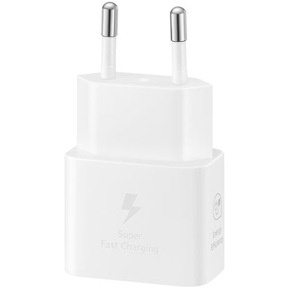 Samsung Originele 25W Efficiency Adapter met USB-C naar USB-C cable - 1 meter - Wit