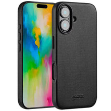 Access MagSafe Leather Backcover for Apple iPhone 16 - Onyx Black