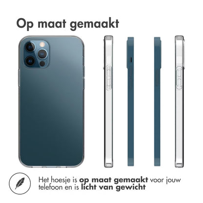 Accezz Clear Backcover for Apple iPhone 12 (Pro) - Transparent