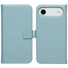Selencia Echt Leren Bookcase for Apple iPhone Air - Air Blue