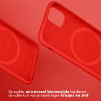 Access Liquid Silicone Backcover with MagSafe for Apple iPhone 15 Pro Max - Red
