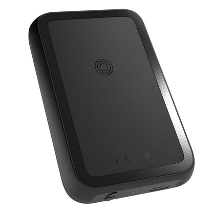 Zens Magnetic power bank meets standard - Used for MagSafe en Qi2 - 4,000 mAh - Black
