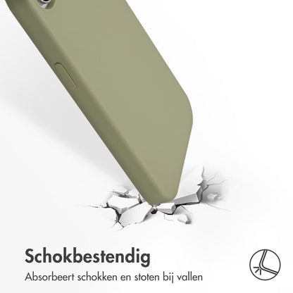 Access Liquid Silicone Backcover with MagSafe for Apple iPhone 16e - Cooper Green