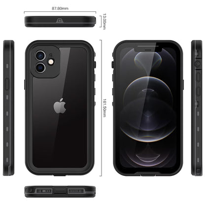 Redpepper Dot Plus Waterproof Backcover for Apple iPhone 12 - Black