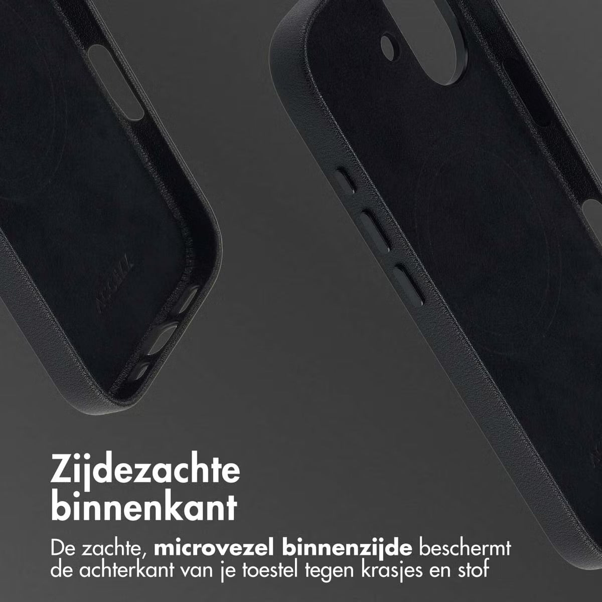 Access MagSafe Leather Backcover for Apple iPhone 17 - Onyx Black 