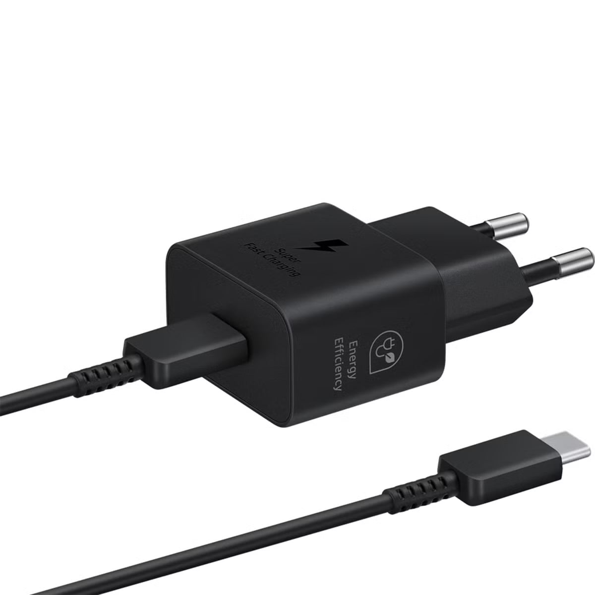 Samsung Originele 25W Efficiency Adapter met USB-C naar USB-C cable - 1 meter - Black