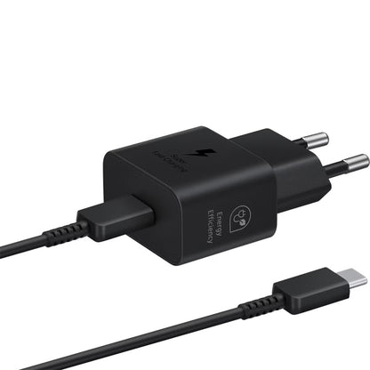 Samsung Originele 25W Efficiency Adapter met USB-C naar USB-C cable - 1 meter - Black