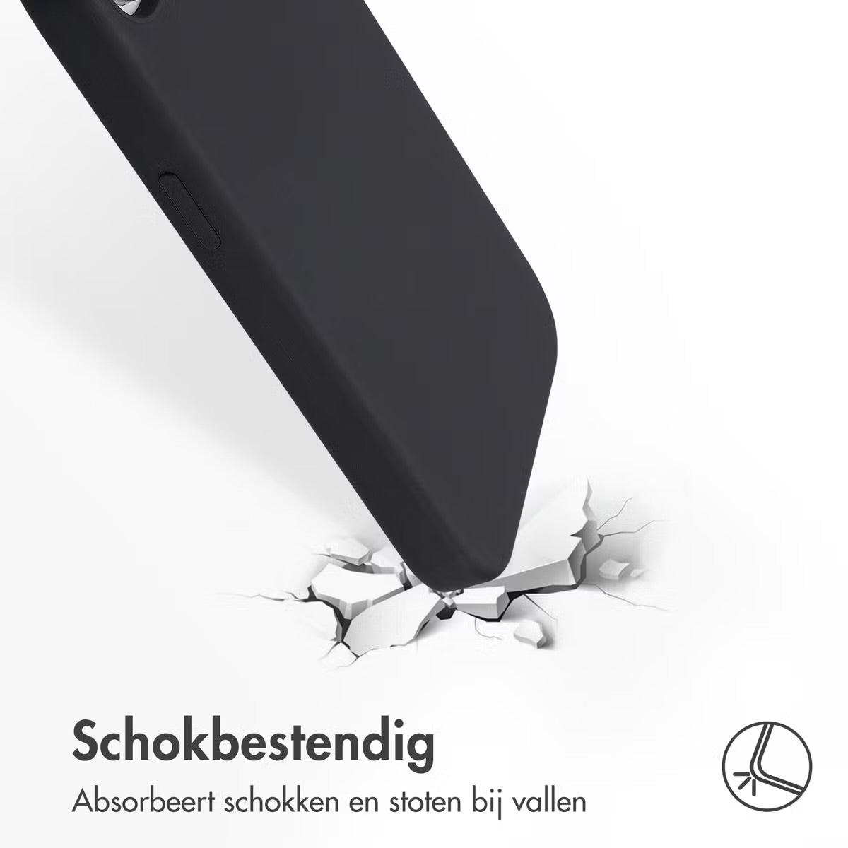 Access Liquid Silicone Backcover with MagSafe for Apple iPhone 16e - Black