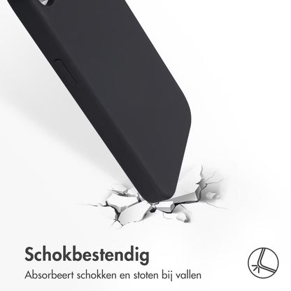 Access Liquid Silicone Backcover with MagSafe for Apple iPhone 16e - Black