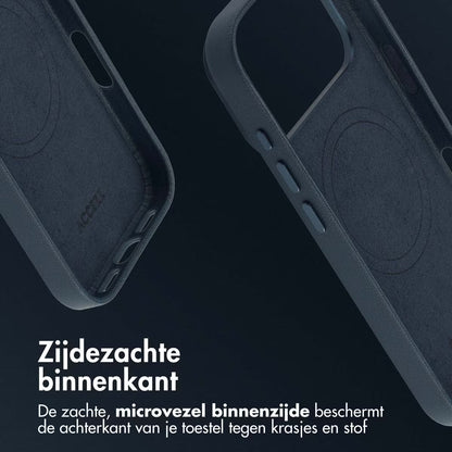 Access MagSafe Leather Backcover for Apple iPhone 17 Pro - Nightfall Blue 