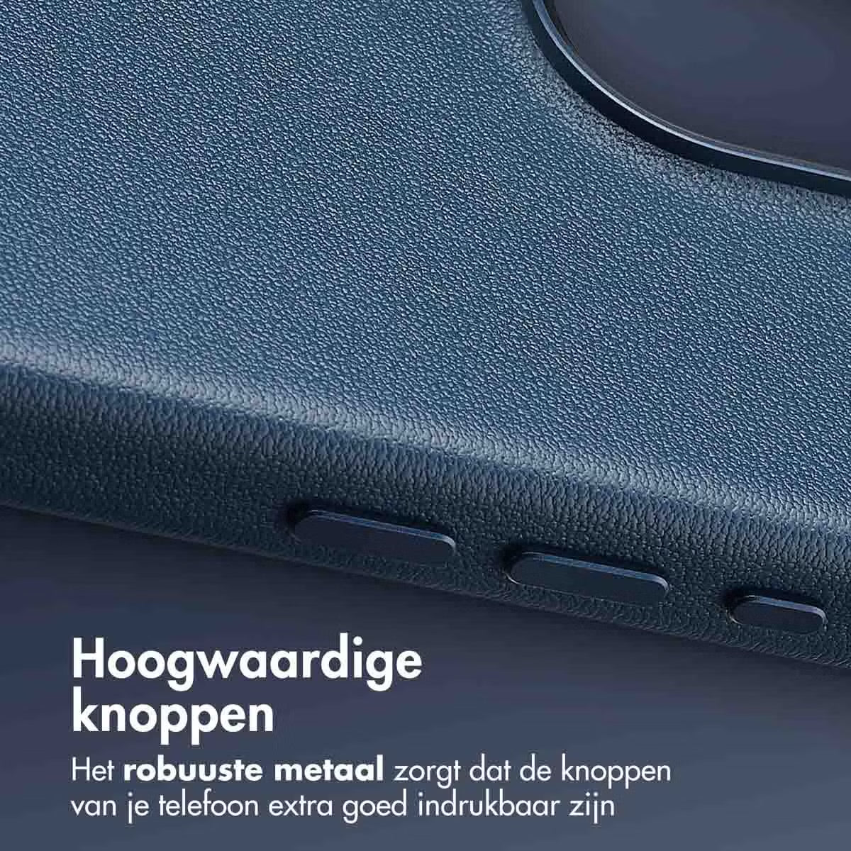 Access MagSafe Leather Backcover for Apple iPhone 16 Pro Max - Nightfall Blue