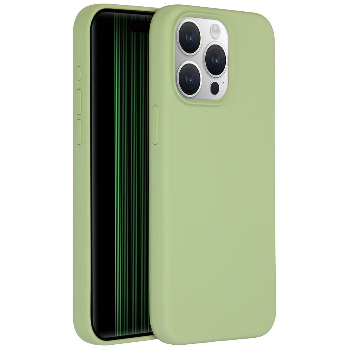 Access Liquid Silicone Backcover with MagSafe for Apple iPhone 15 Pro Max - Green