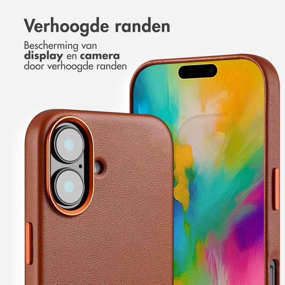 Access MagSafe Leather Backcover for Apple iPhone 16 - Sienna Brown