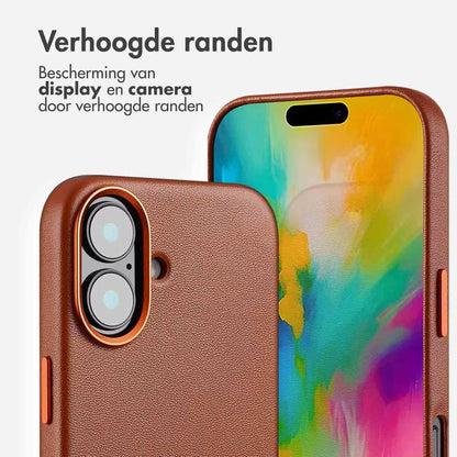 Access MagSafe Leather Backcover for Apple iPhone 16 - Sienna Brown