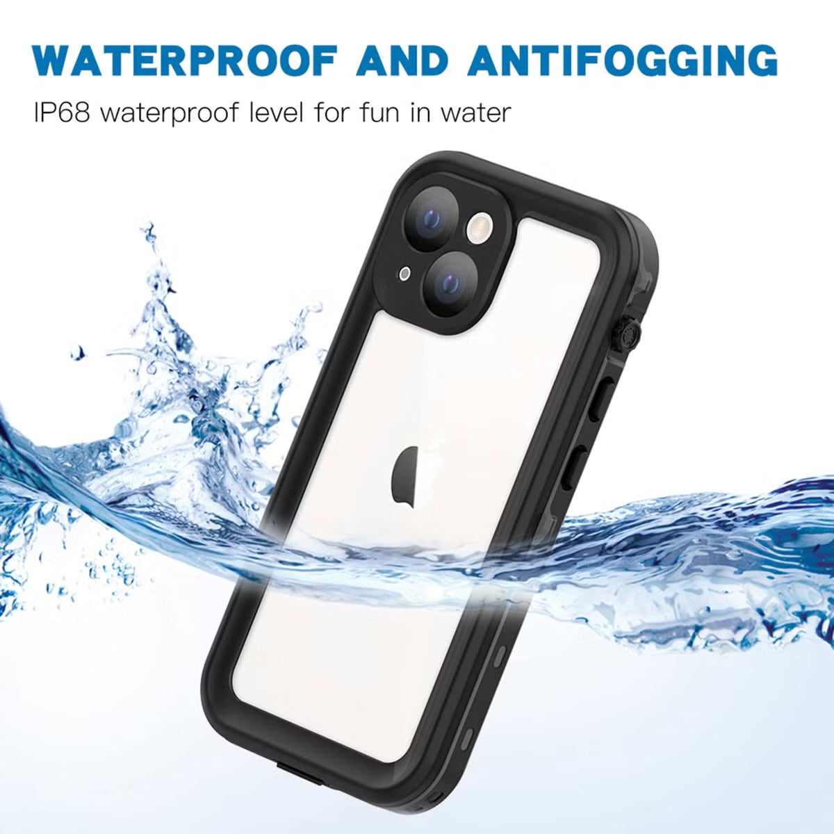 Redpepper Dot Plus Waterproof Backcover for Apple iPhone 13 Mini - Black