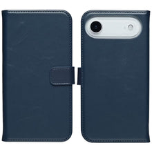 Selencia Echt Leren Bookcase for Apple iPhone Air - Blue