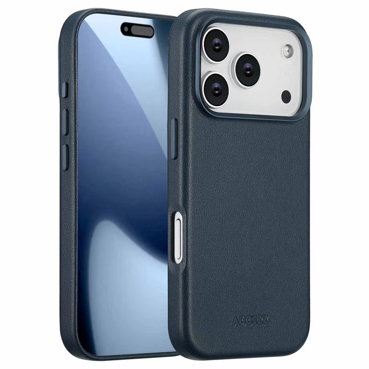 Access MagSafe Leather Backcover for Apple iPhone 17 Pro - Nightfall Blue 