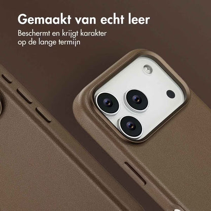 Access MagSafe Leather Backcover for Apple iPhone 17 Pro - Coffee 