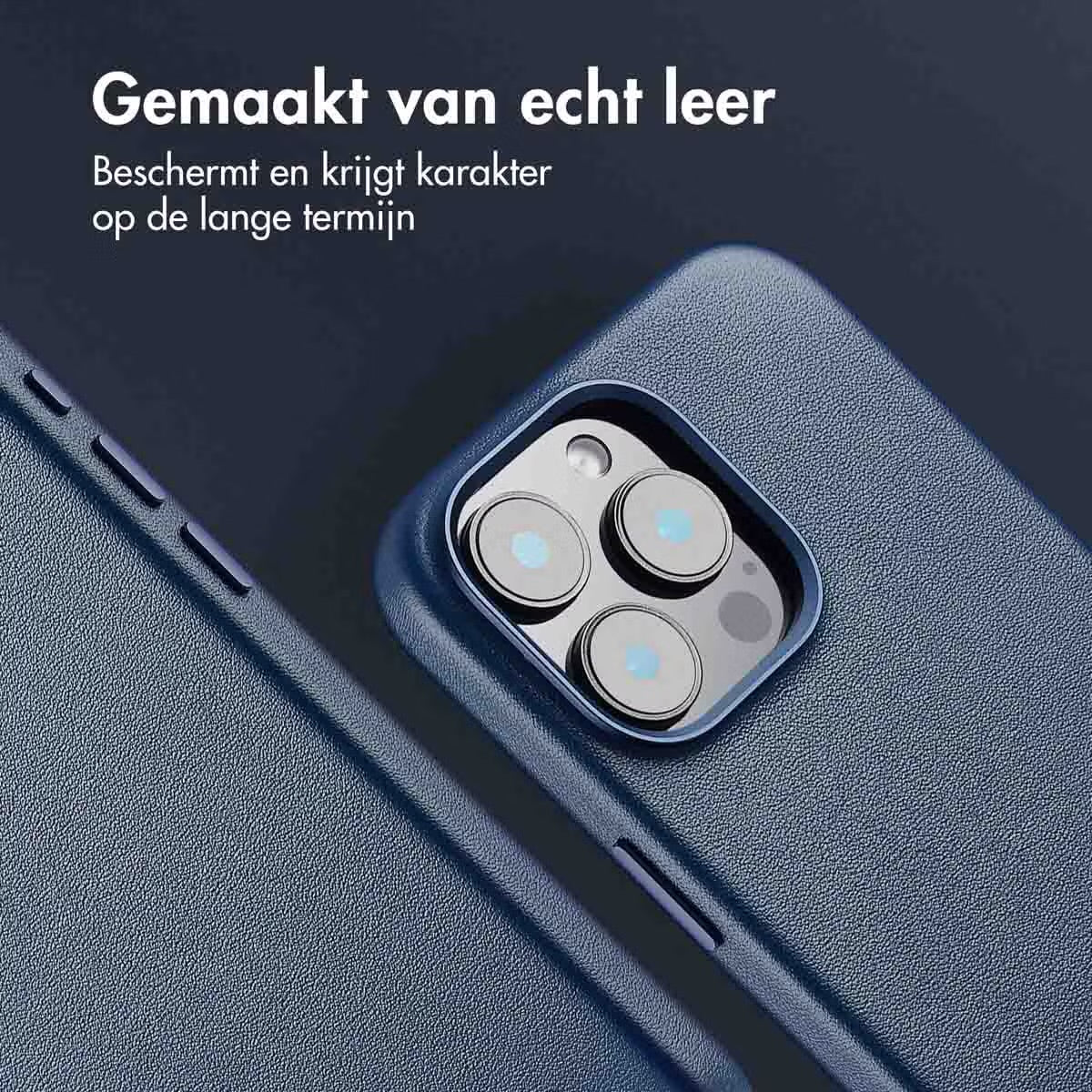 Access MagSafe Leather Backcover for Apple iPhone 16 Pro Max - Nightfall Blue