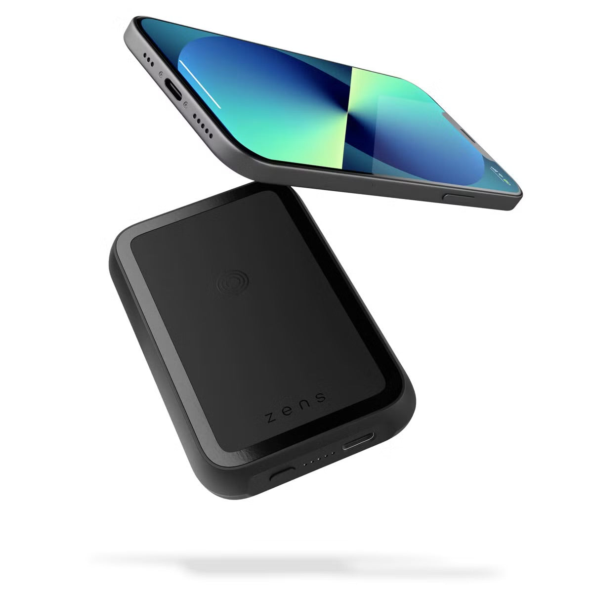 Zens Magnetic power bank meets standard - Used for MagSafe en Qi2 - 4,000 mAh - Black