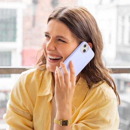 Access Liquid Silicone Backcover with MagSafe for Apple iPhone 17 - Paars