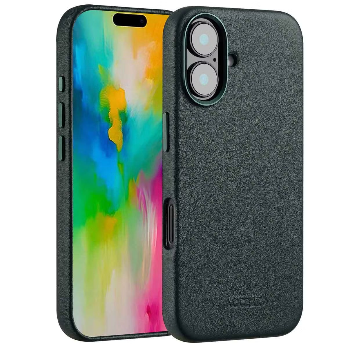 Access MagSafe Leather Backcover for Apple iPhone 16 - Cedar Green