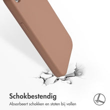 Access Liquid Silicone Backcover with MagSafe for Apple iPhone 16e - Lichtbruin