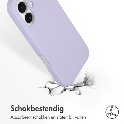 Access Liquid Silicone Backcover with MagSafe for Apple iPhone 16 - Paars