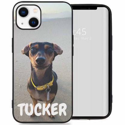 Ontwerp je eigen Apple iPhone 13 Mini gel casesje - Black