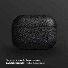 Accezz Echt Leren Case for Apple AirPods Pro 2 - Black