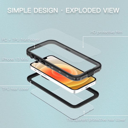 Redpepper Dot Plus Waterproof Backcover for Apple iPhone 13 Mini - Black