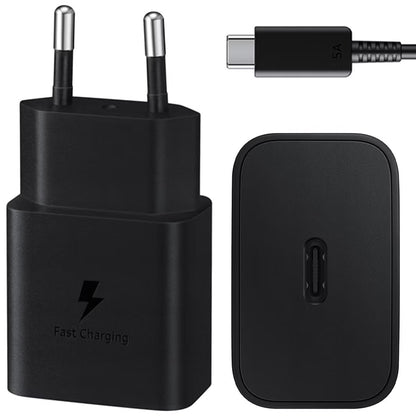 Samsung Originele Power Adapter met USB-C cable - Oplader - USB-C aansluiting - Fast Charge - 15 Watt - 1 meter - Black