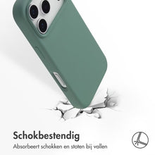 Access Liquid Silicone Backcover with MagSafe for Apple iPhone 17 Pro - Donkergroen