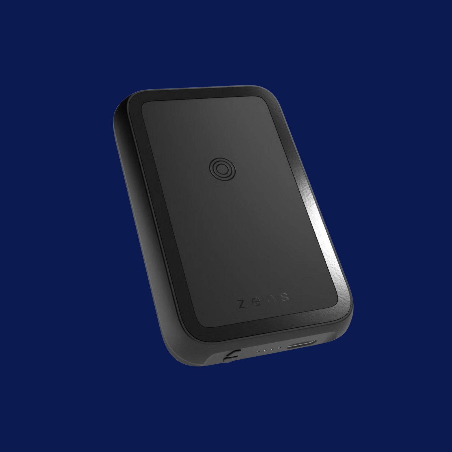 Zens Magnetic power bank meets standard - Used for MagSafe en Qi2 - 4,000 mAh - Black