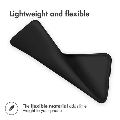 Accezz Color Backcover for iPhone 12 (Pro) - Black