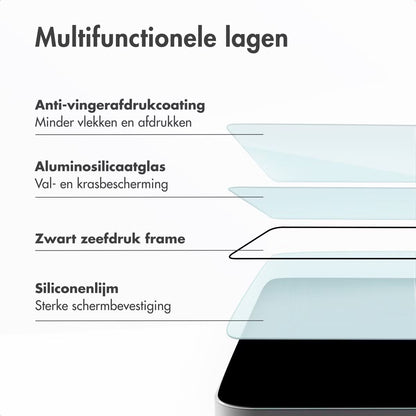 Accezz Gehard Glas Screenprotector + Applicator for Apple iPhone 17 Pro